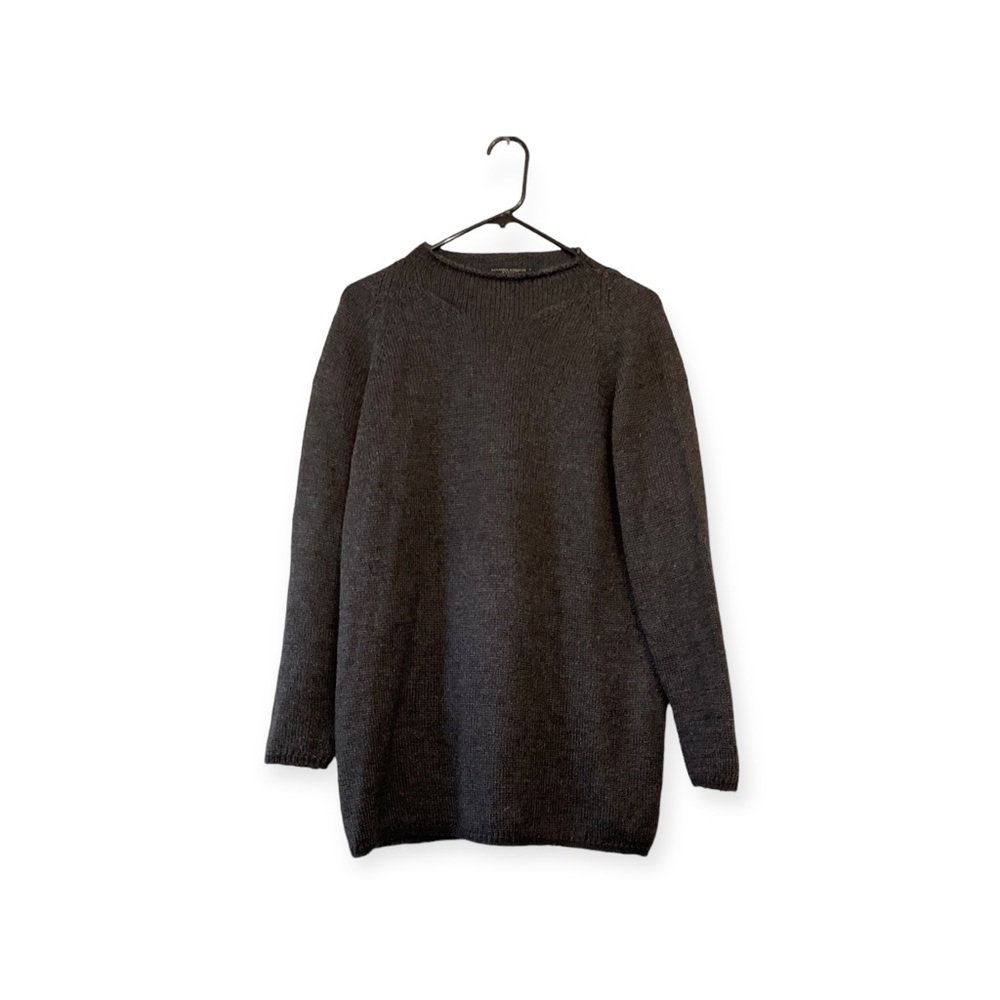 Women’s dark gray Marina Rinaldi knit sweater,‎ size small